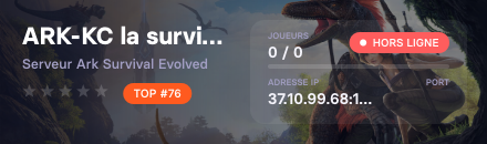 ARK-KC la survie des Bras KC